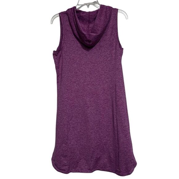 TEK Gear DryTEK Activewear Dress Women's Medium Purplish Pink Sleeveless Hooded - Picture 4 of 7